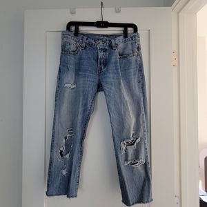 Levi crop 501 CT jean